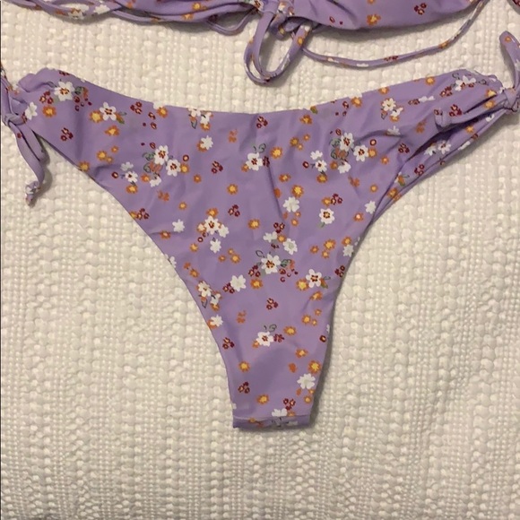 Lavender Flower Swimsuit - Picture 3 of 6